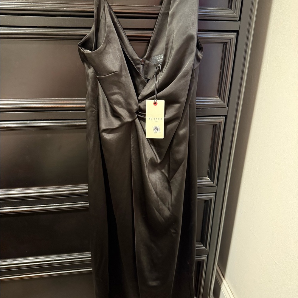 Ted Baker London Asymmetrical Black Dress